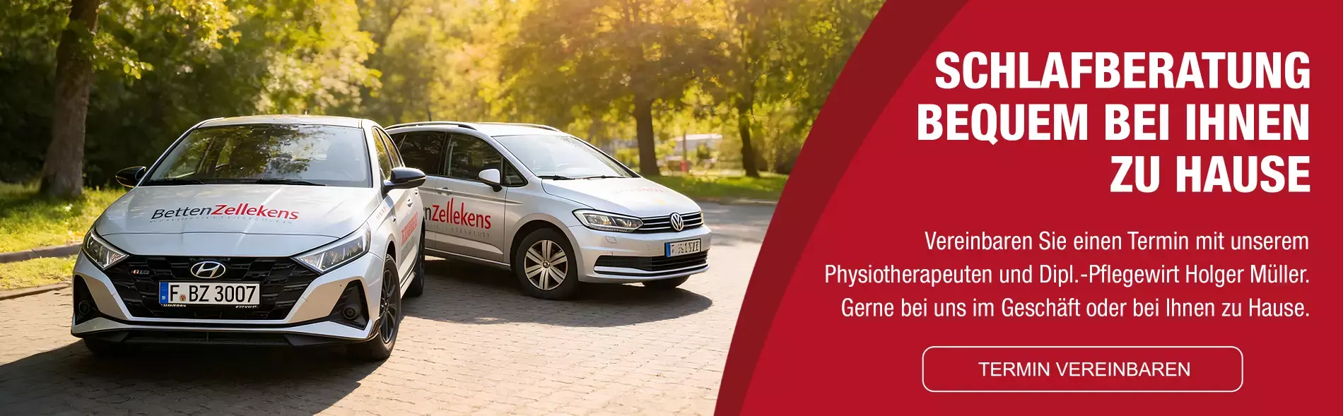 Schlafberatung - bequem bei Ihnen zu Hause - jetzt Termin vereinbaren!