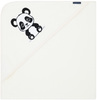 Kapuzenhandtuch 100x100, Luxus Baumwolle, Panda, creme/natur/beige
